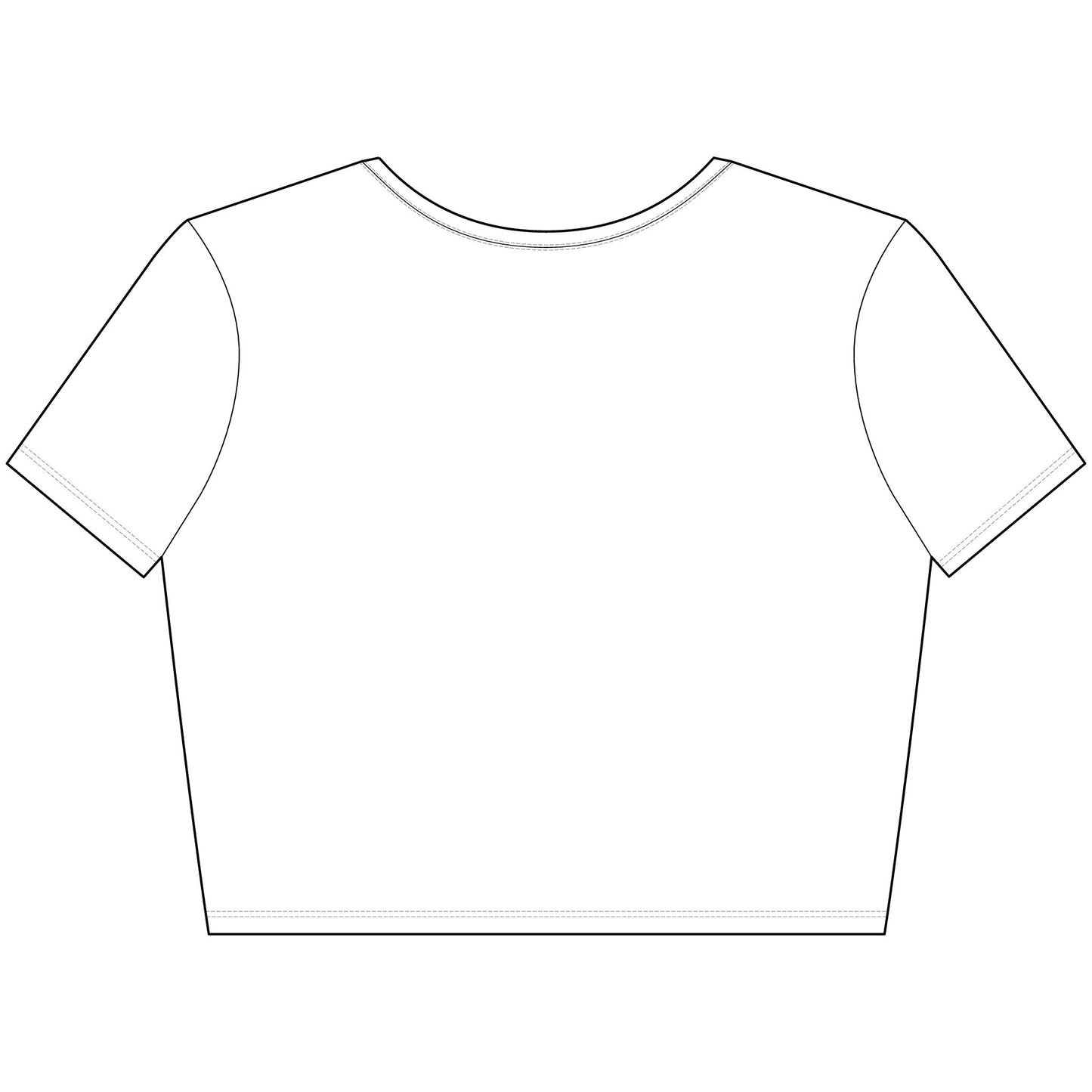 Distorted Pistachio Crop Tee