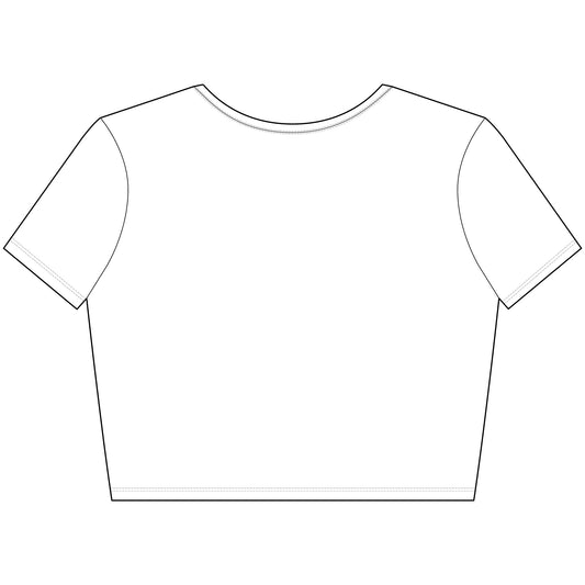 Distorted Pistachio Crop Tee